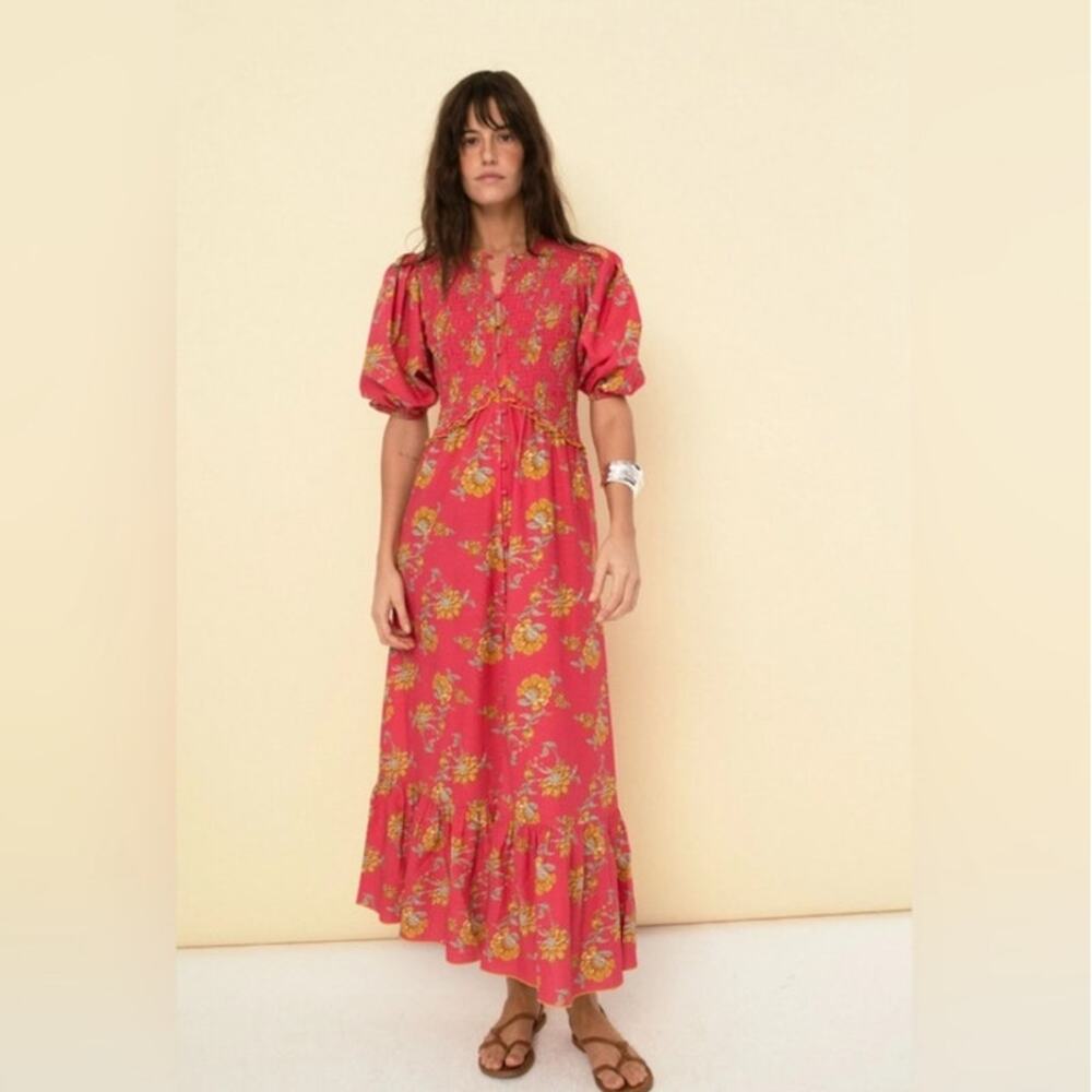 Sonmer Magnolia Cherry Dress Size XL